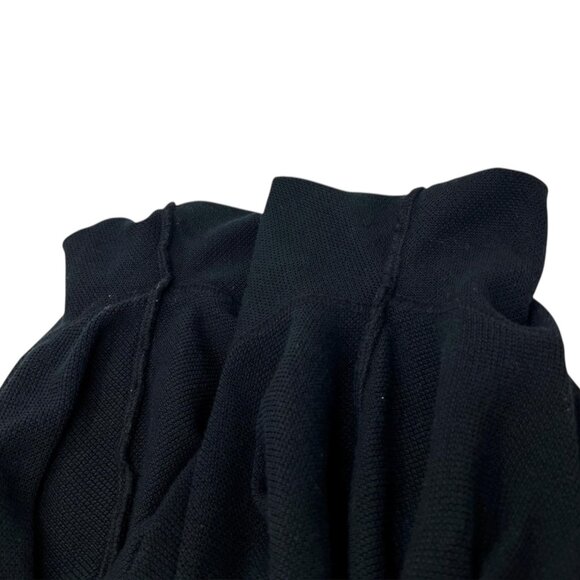 CHANEL Sport Vintage 09P CC Logo Knit Top #42 Hoodie Dark Blue Silver [105272] - Picture 6 of 11